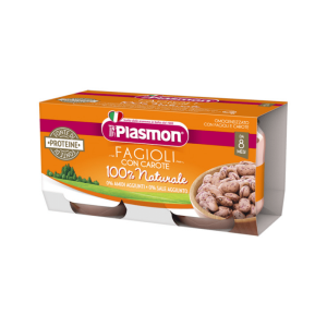 Plasmon Omog Fagioli Borl2x80g