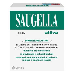 SAUGELLA Attiva 10 Salviettine