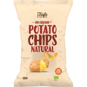 TRAFO BIO POTATO CHIPS NAT125G