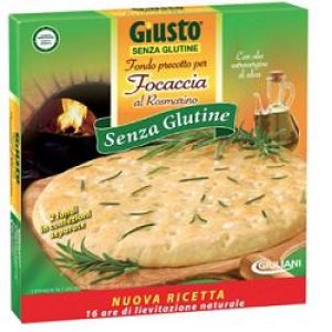 GIUSTO S/G Fondo Focaccia 280g