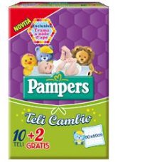 PAMPERS Telo Cambio 10+2pz