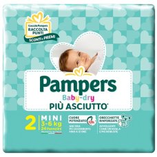 PAMPERS B/D  3-6Kg Mini24pz 2