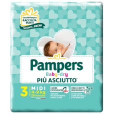 PAMPERS B/D  4-9Kg Midi20pz 3