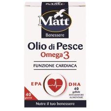 MATT BEN OLIO PESCE OMEGA40GEL