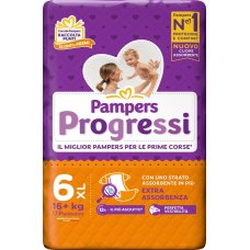 PAMPERS PROG.N/Baby XL16+pz 6+