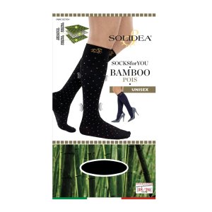 SOCKS FY Bamboo Pois Nero 4-XL