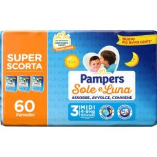 PAMPERS SL TRIO MI 60PZ