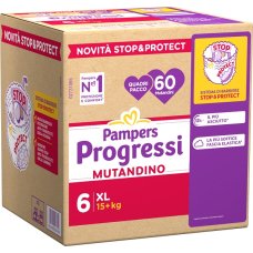 PAMPERS PROG MUT QUADRI XL 60P