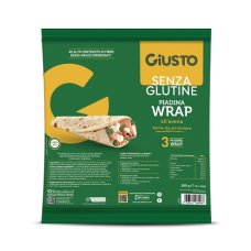 GIUSTO S/G WRAP AVENA 3X60G