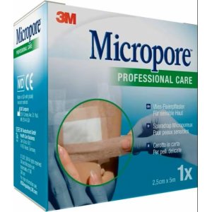 3M MICROPORE SURG T TA M5X25MM