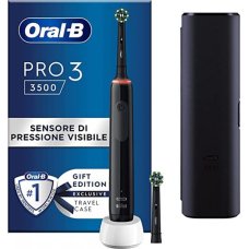 ORAL-B PRO3 Black Spazz+2Ref.