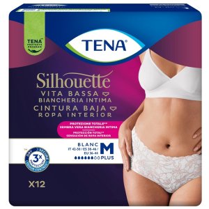 TENA SILHOUETTE White M 12pz