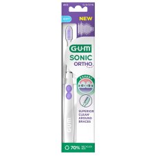 GUM Ortho Sonic Battery Toothb GUM Ortho Sonic Battery Toothb