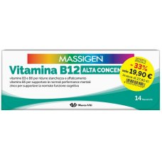MASSIGEN VITAMINA B12 14+14FL
