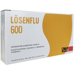 LOSENFLU 600MG 14BUST 3,5G