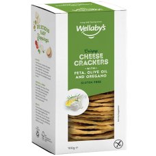 WELLABY'S Crackers Feta-Olive WELLABY'S Crackers Feta-Olive