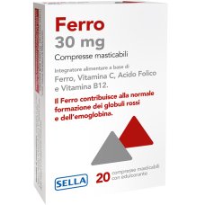 FERRO 30mg 20 Cpr SELLA FERRO 30mg 20 Cpr SELLA