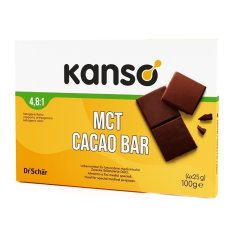 KANSO*MCT CACAO BAR 4X25G KANSO*MCT CACAO BAR 4X25G