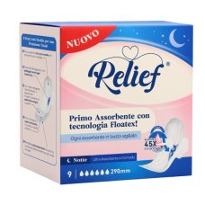 RELIEF ASSORBENTI NOTTE 9PZ
