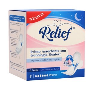 RELIEF ASSORBENTI NOTTE 9PZ