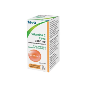 VITAMINA C TEVA 1g 10 Cpr Eff.