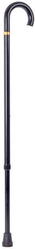 BASTONE Legno Man.Curvo SAFETY