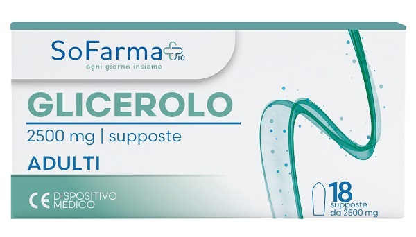 GLICEROLO AD 2250MG 18SUPP SF+