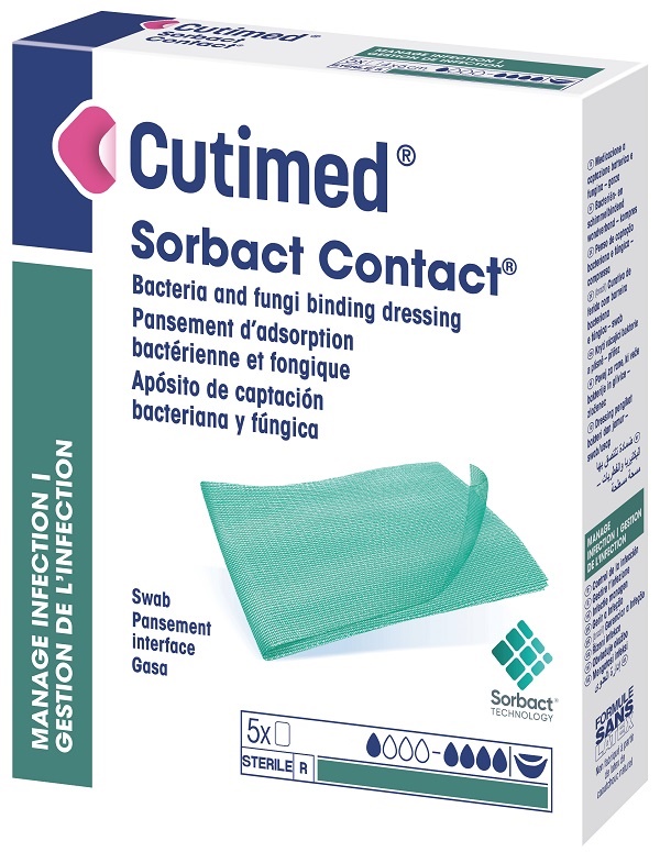 CUTIMED SORBACT CONT 7X9CM 5PZ
